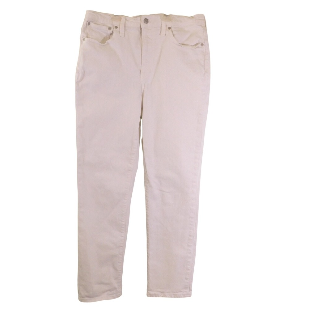 Madewell White The Perfect Vintage Jeans Womens Sz 29 Stretch Denim CKP459351198